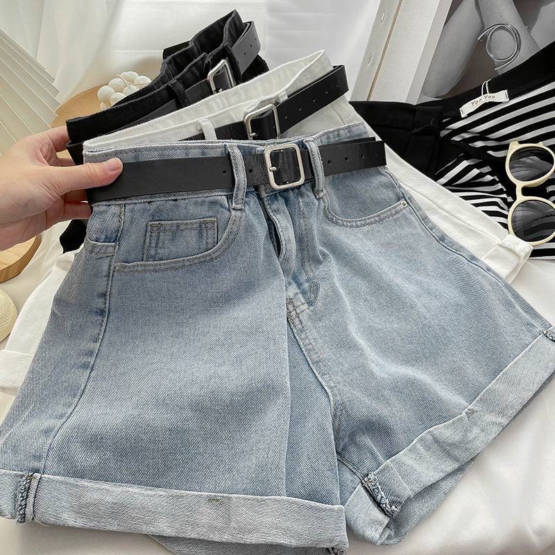 Denim Skirt Midi Vintage - Женские летние шорты миди, юбка на