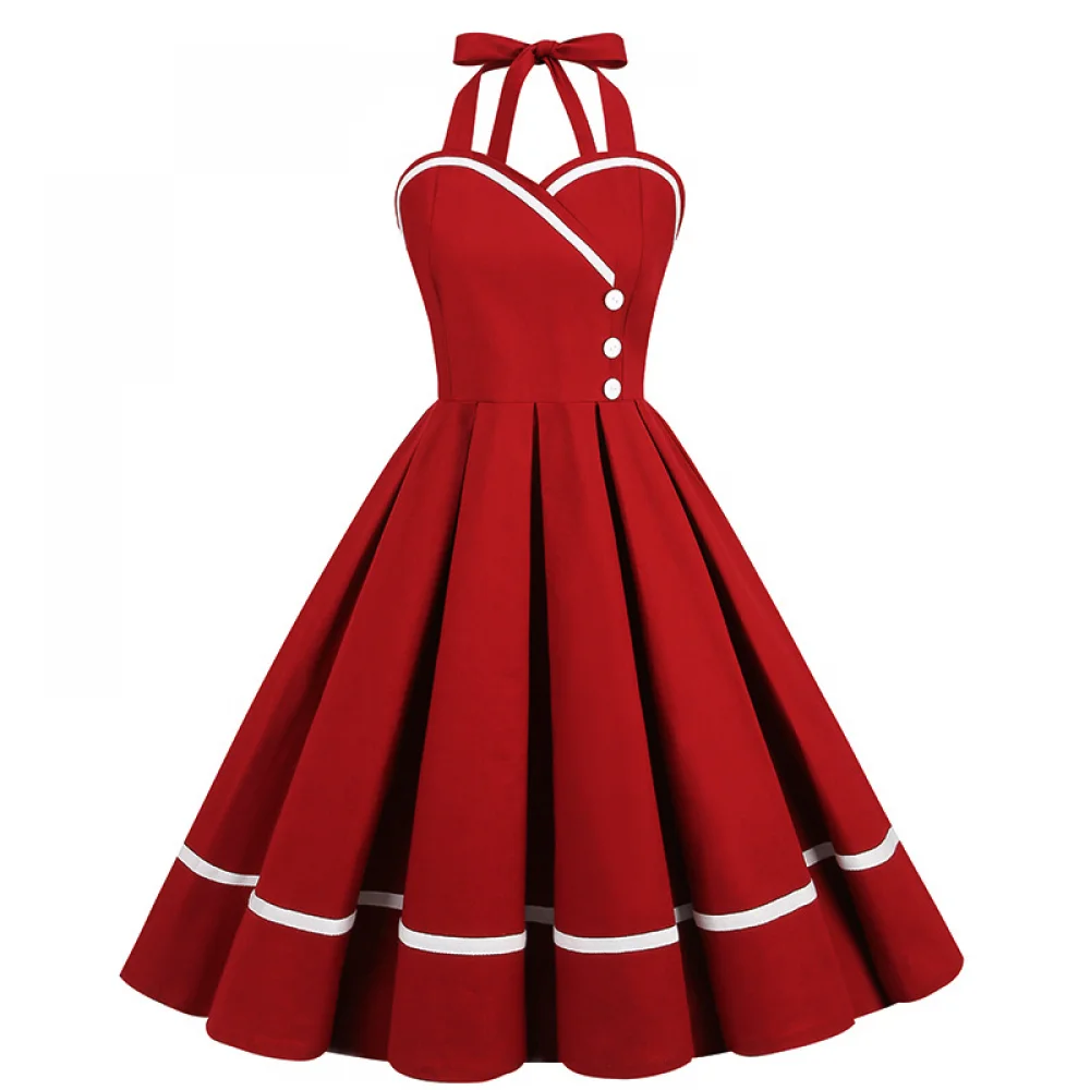 Vintage Fashion Dress - Хэллоуин 50-х 60-х 80-х годов Ретро