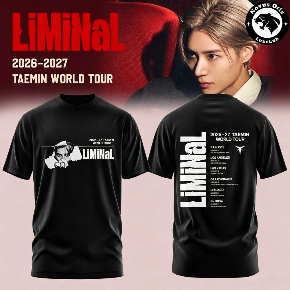 Vintage Fashion World - Футболка унисекс с графическим принтом Taemin