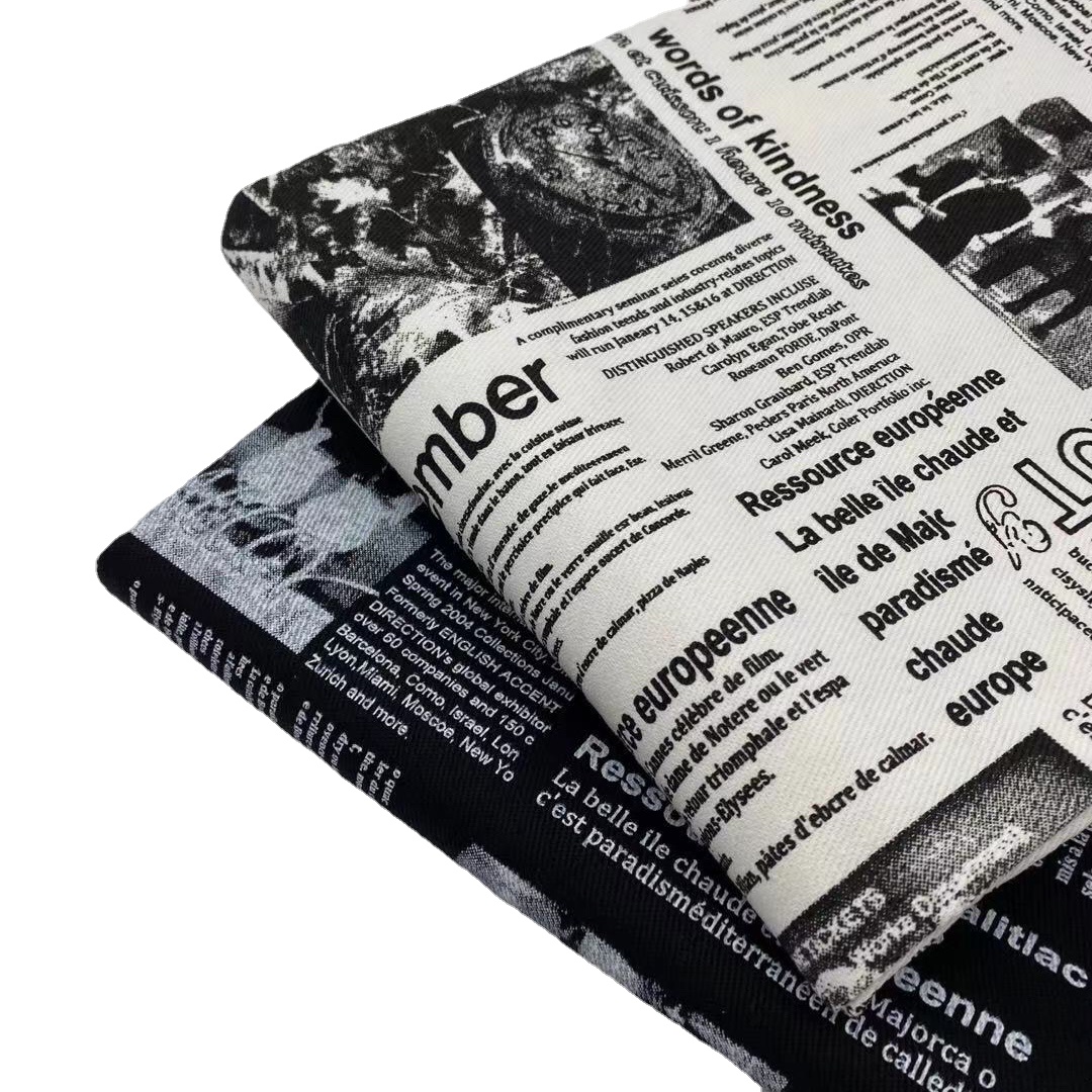 Vintage Fashion Newspaper - Винтажные Ретро черные белые газеты граффити