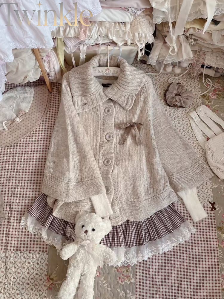 Vintage Fashion Pieces - Японский винтажный комплект из двух предметов: