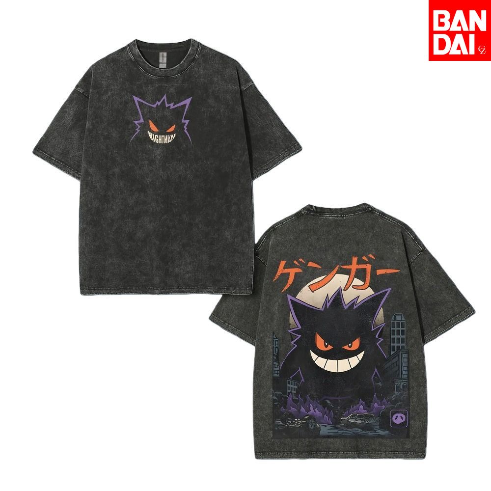 Fashion Y Vintage - Мужская футболка Pokemon Gastly Haunter Gengar,