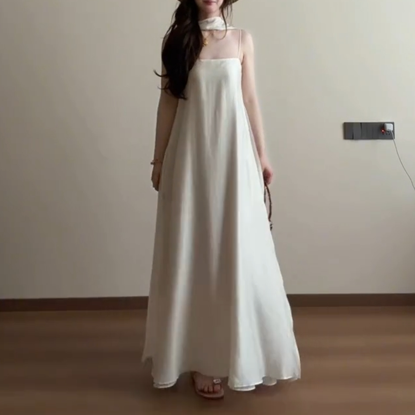 Vintage Fashion Tiktok - Винтажное пляжное платье-макси 2026 года, новое,