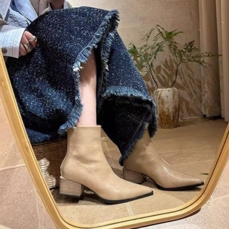 Vintage Fashion Online - 2026 Женские ботильоны в уличном стиле