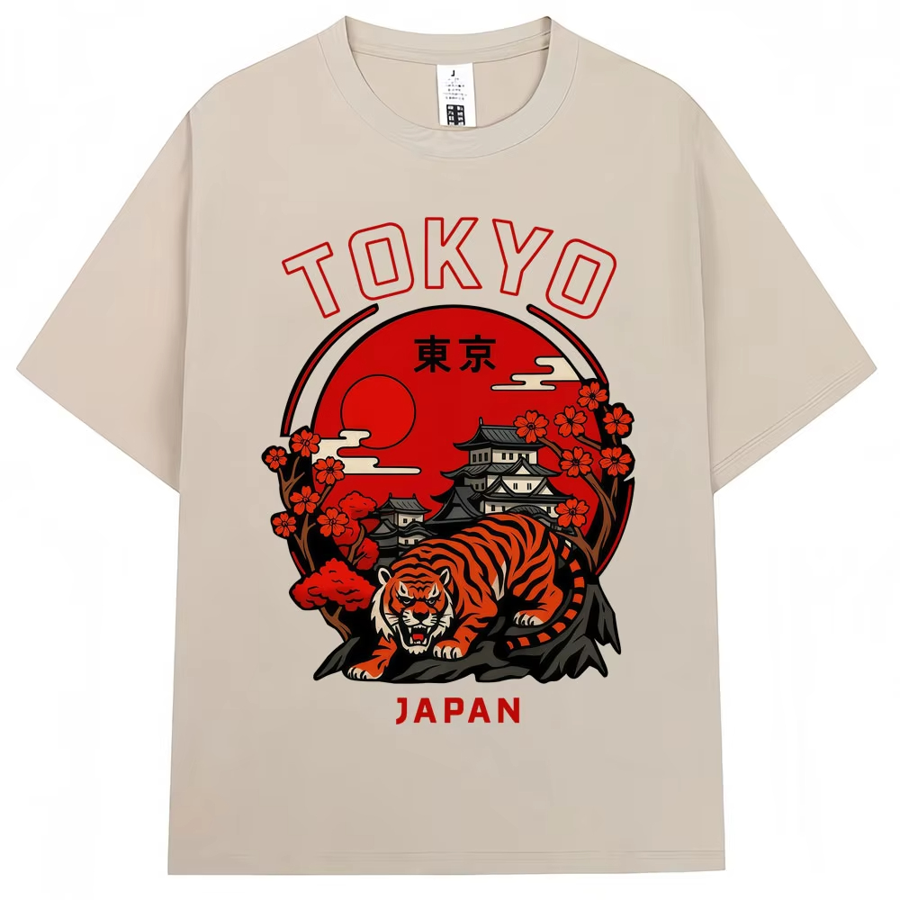 Vintage Fashion In Tokyo - Футболка в японском стиле с принтом