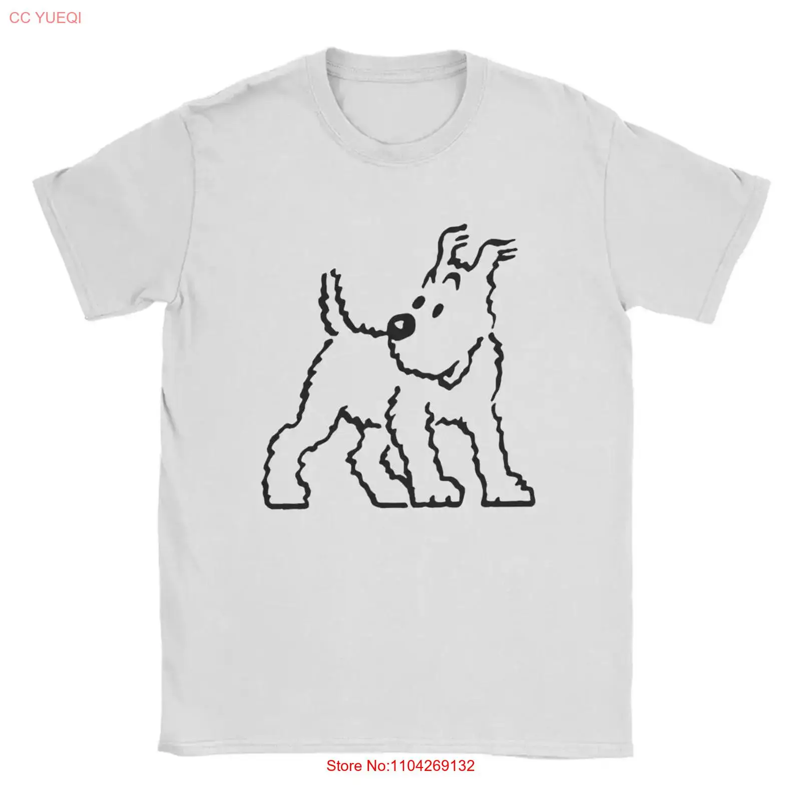 Vintage Fashion Jersey - Футболка Snowy Dog Captain Haddock для