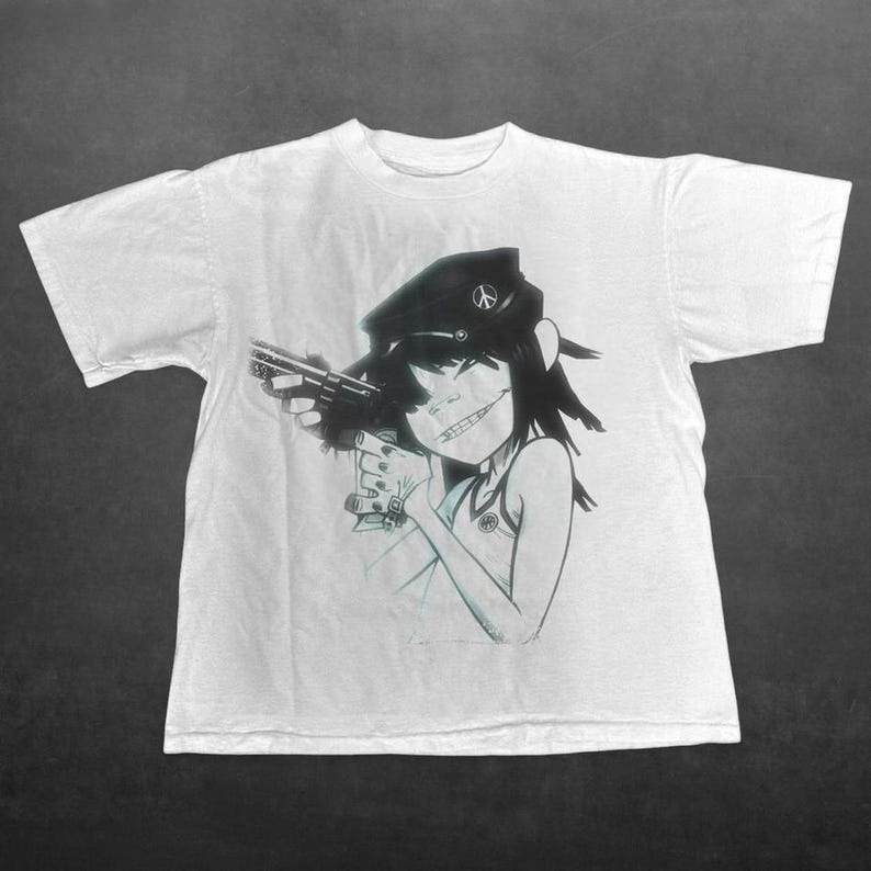 Vintage Fashion For Sale - Летняя горячая распродажа: Винтажная футболка Gorillaz