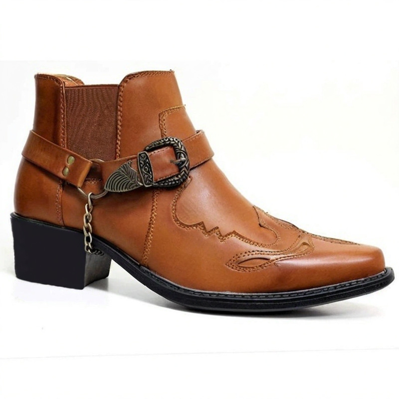 Vintage Fashion For Men - Осенняя коллекция: мужские винтажные ковбойские ботинки