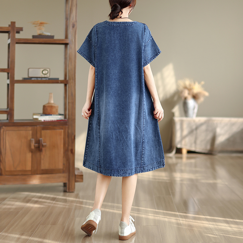 Элегантное джинсовое платье ми – обзор и цена Denim Skirt Midi Vintage