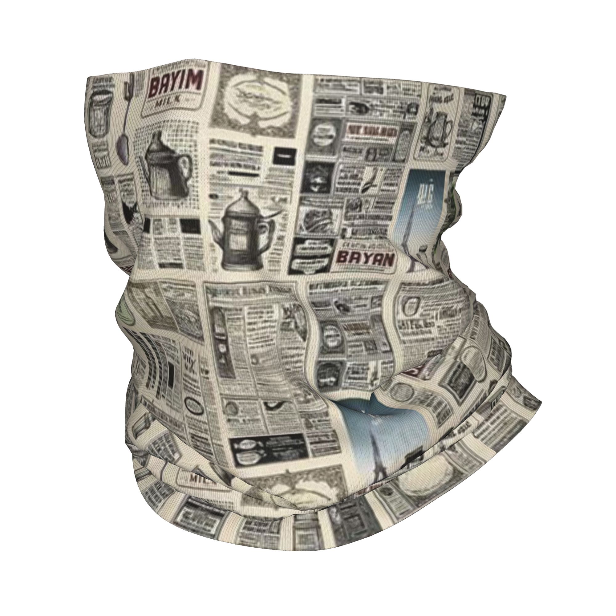 Винтажная бандана с газетным п – обзор и цена Vintage Fashion Newspaper
