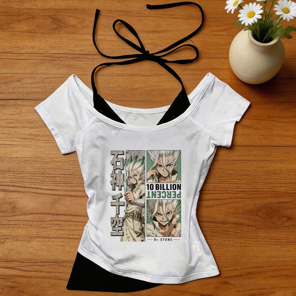 Женский кроп-топ Dr Stone, сце – обзор и цена Vintage Fashion For Sale