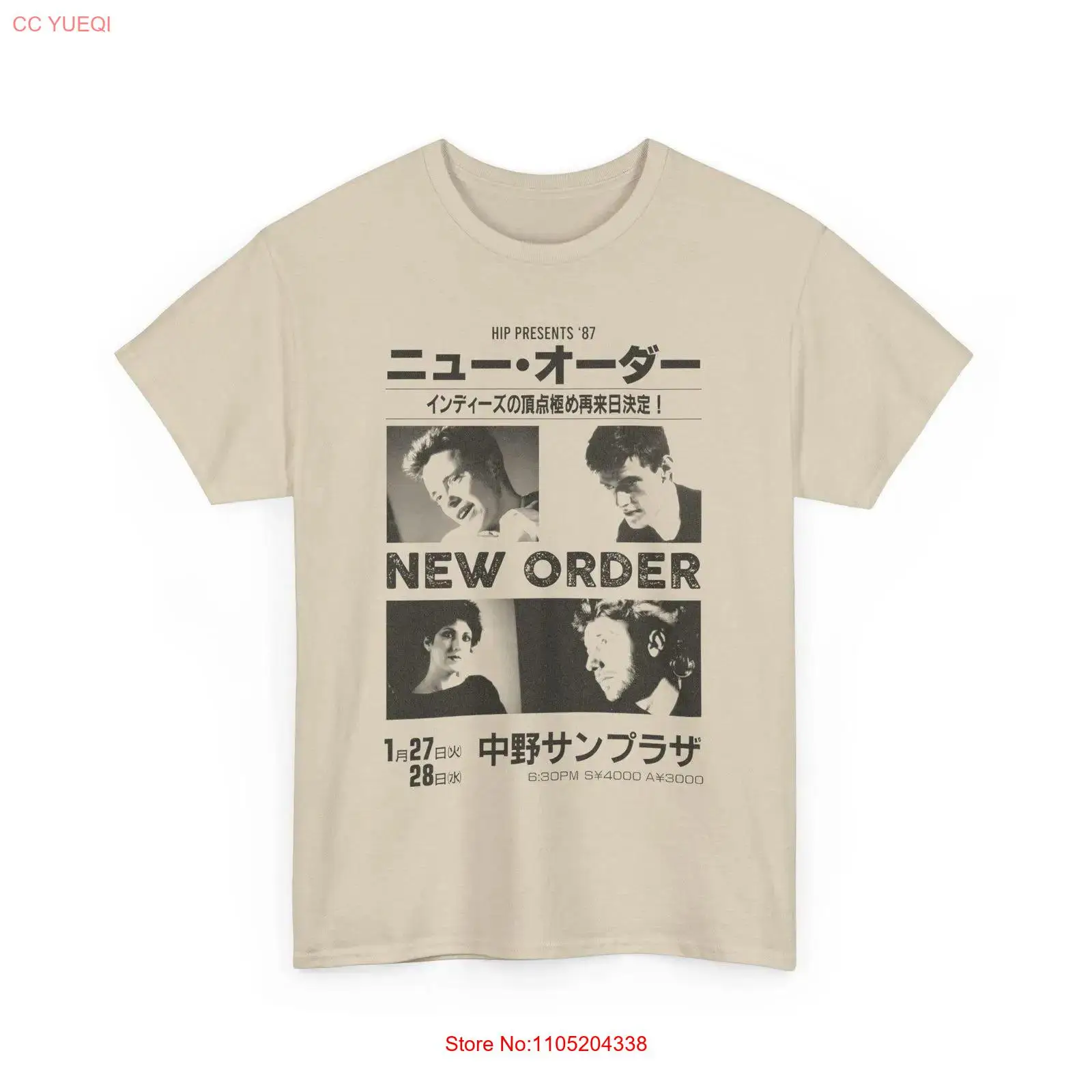 Винтажная футболка New Order L – обзор и цена Vintage Fashion Japan
