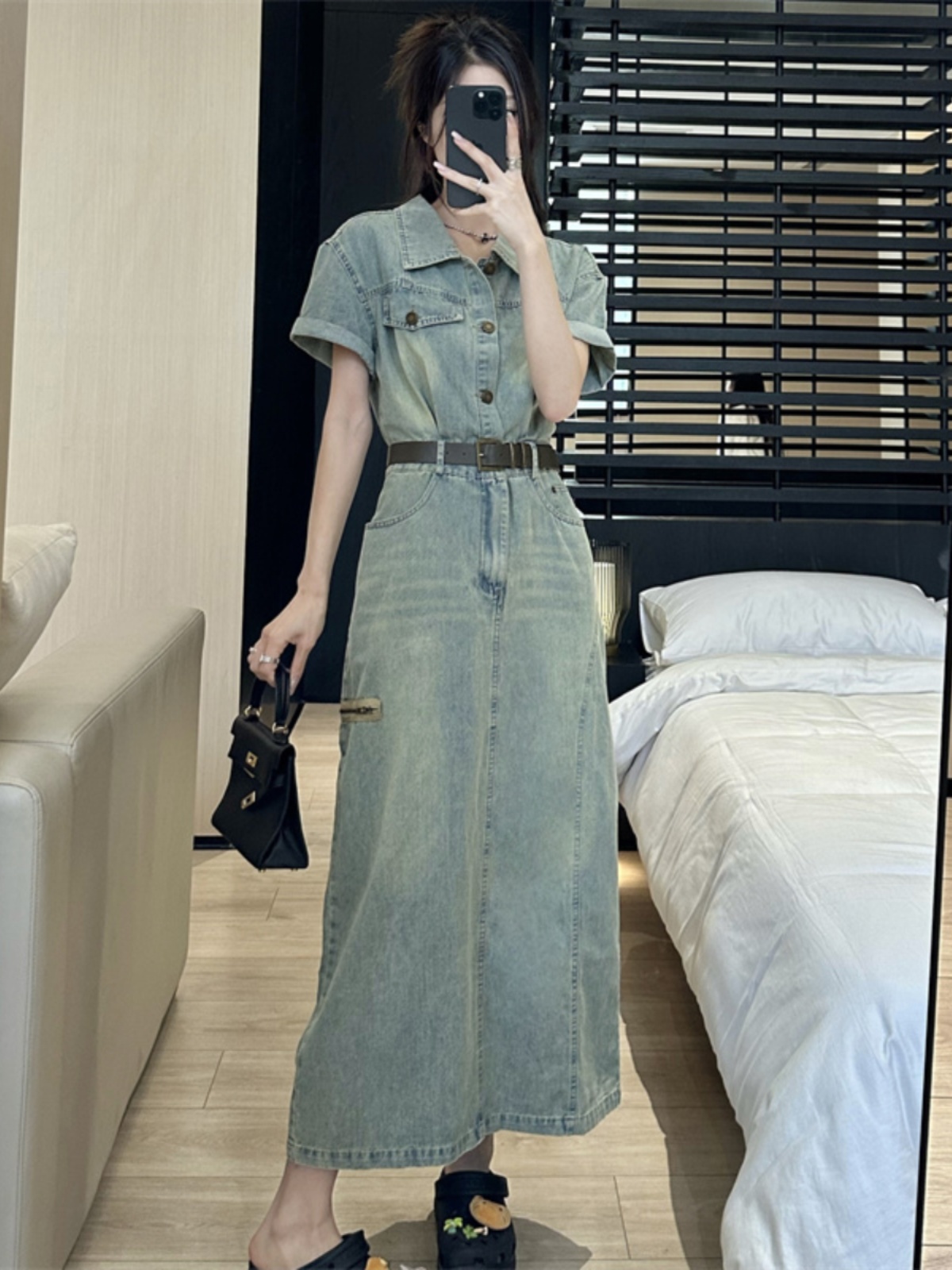 Новая женская летняя джинсовая – обзор и цена Denim Skirt Midi Vintage